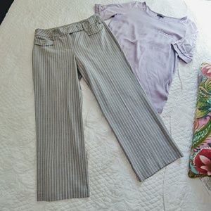 LOFT Sz 8 Capri Pants🌼 (shirt w/pant purchase)
